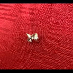 .925 sterling silver rhodium plated charm